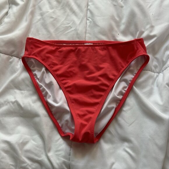 Venus Womens 12 Tankini Bikini Set Flowy Pink Coral Ruffle Y2K Summer Beach - Picture 6 of 10